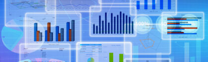 Charts and reports symboling big data analytics reporting